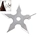 Produktbild Lunji Ninja Haken Shuriken Edelstahl Wanddekoration Schlafzimmer Wohnzimmer