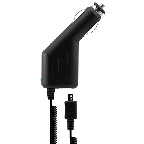 kwmobile Flexible KFZ Scheiben Halterung für Asus Memo Pad HD 7 – PKW Auto Halter mit Saugnapf in Schwarz + Ladegerät - 3