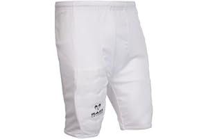 Ram Cricket - White Thigh Guard Shorts - Ambidextrous Padded Support Shorts (Youth)