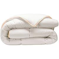 Top SHOP edredón edredón 200 x 200 cm. Ligero Verano Primavera antiácaros de microfibra 400 gr bordo Naranja