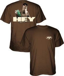 Duck Commander Hey Uncle Si S/S Tshirt Chocolate Xlarge