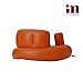 Inflatable baby bath seat pump integrated for 6months - 5 years (orange)