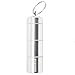 Produktbild Recesky Tragbare Pille Halter - Wasserdicht Schlanke 3 Kammer Aluminiumlegierung Keychain pillenbox Fob, Vitaminder Taschentablettenbehälter, Divided Pillen Fall