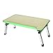 Produktbild HPLL Lapdesks Laptop-Tisch, Bett-Spieltisch-Lerntisch, Faltbarer fauler Kleiner Tischsofa-Zeitschriften-Frühstückstisch (Farbe : Green)