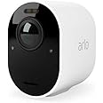 Arlo Ultra 2 Security Camera Outdoor, 4K UHD Add-on Camera, Wireless CCTV, 6-Month Battery, Colour Night Vision, Weatherproof, Bright Spotlight, 2-Way Audio, Arlo Secure Trial Included, White