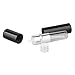 TRIXES 5ml Easy Fill Travel Perfume Aftershave Atomiser Spray Bottle Black