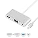 Produktbild Blitz zu HDMI VGA Audio Adapter,Ozvavzk 3 in 1 Blitz Digital AV Konverter HDTV 1080P Sync Screen HDMI Anschlussr, USB Power Cable not Included