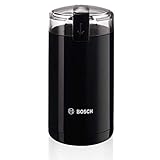 molino cafe industrial Fácil de usar y de guardar Bosch TSM6A013B - Molinillo de café eléctrico, 180 W, capacidad 75 gramos, color negro