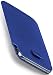 Produktbild moex Huawei Mate 9 Pro | Hülle Blau Sleeve Slide Cover Ultra-Slim Schutzhülle Dünn Handyhülle für Huawei Mate 9 Pro Case Full Body Handytasche Kunst-Leder Tasche