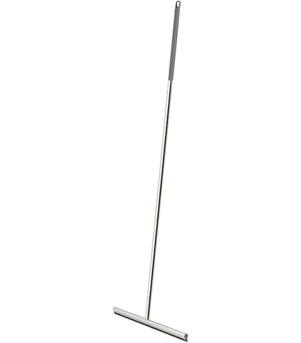 AKSA Home® Vloertrekker Met Raamwisser Douchewisser Trekker Douche RVS Vloerwisser Steel Zwart 581317339