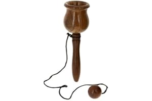 IBLAY Indian Glance Handmade Indian Toy Game Cup and Ball Kendama - Wooden Toy Game - Brain Teaser