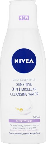 Nivea Daily Essentials 3-in-1 Sensitive Caring Micellar Water, 200ml - Pack of 3