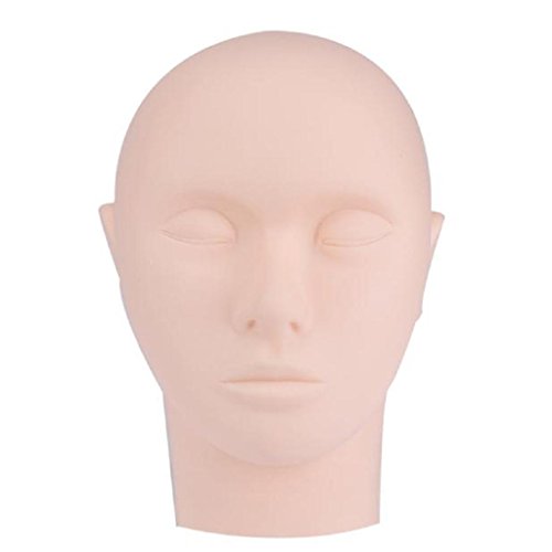 Mannequin mankind training Head Ularma Pro Training Mannequin Flat Head Practice Make Up Eye Lashes Eyelash Extensions