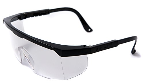 3x ACE Arbeitsbrille EN166 | Arbeits- und Überbrille gegen Spritzer, Dreck und Partikel | Farbe: klar