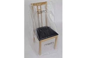 Phoenix Supplies Pack of 8 polythene dining chair biodegradable dust cover protection storage bags