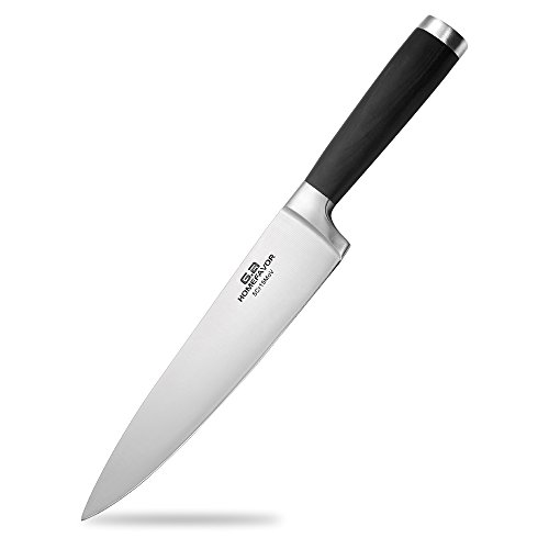 GA Homefavor Kochmesser mit Pakka Holzgriff, Professional Küchenmesser 20 cm mit Scharfer Klinge und Ergonomischem Griff in Geschenkverpackung Mehrzwecknutzung Für Haus & Restaurant Küche