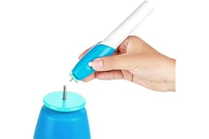 Pssopp Stylo Quilling électrique pour Papier Quilling Quilling Tool Outil rainuré pour Stylo de Volume de Papier automatisé pour Bandes de Papier général et Bandes de Papier Plus Larges