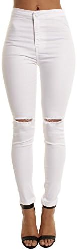 Women's Pants Skinny Jean High Waist Jegging Stretchy Trousers Casual, Business, Office