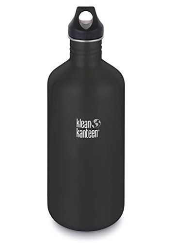 Klean Kanteen Classic Single Wall Bottle with Loop Cap 2016 1182ml / 40oz Shale Black (Matte Finish) Klean Kanteen Classic Single Wall Bottle with Loop Cap 2016 1182ml / 40oz Shale Black (Matte Finish)