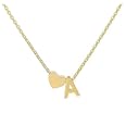 BEAUTIFUL ALPHABETS NECKLACE; NAME INITIAL CHAIN PENDANT FOR WOMEN N GIRLS