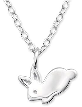 Laimons Kids Kinder-Halskette Kinderschmuck Hase glanz Sterling Silber 925