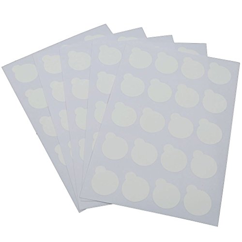 100Pcs Disposable Eyelash Glue Holder Pallet Easy Helpful Eyelash Extension Glue Pads