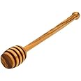 Professional Wood Craft™ 2-Pack Honey Spoon | 6-inch Wooden Dipper Stick | Natural Wood Honey Drizzle Spoon | Perfect Server 