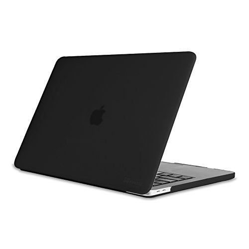 Fintie MacBook Pro 15 Hülle 2016 - Ultra Slim Hochwertige Matt Gummierte Hartschale Tasche Schutzhülle Snap Case für NEUESTE 15-zoll MacBook Pro 15" (2016 Freisetzung) A1707 mit Touch Bar and Touch ID, Schwarz