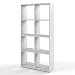 Produktbild VICCO Raumteiler SCUTUM 8 Fächer Bücherregal Standregal Aktenregal Raumtrenner (Weiß)