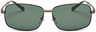 European and American style, Square polarized sunglasses male driving mirror driver polarizer spring sunglasses Metal TAC Gun box ink green sheet QWERT 150*43*63*16*138m
