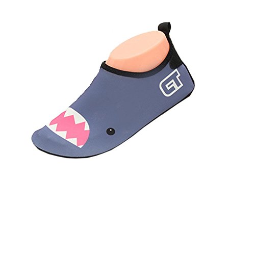iBaste Wassersportschuhe Kinder Wasserschuhe Strandschuhe Badeschuhe Surfschuhe Tanzschuhe Aquaschuhe für Jungen und Herren Rutschfeste Gummisohle Super leicht und Sehr gut gedämpft - 4