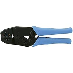 Silverline - PL55 - Pince à Sertir à Cliquet pour Cosses Pré-Isolées - 220 mm