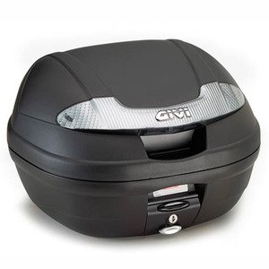 Givi E340NT Vision Tech Monolock Topcase avec une Plaque, Noir uni