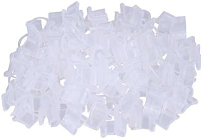 AmgateEu 100 PCS Plastic Plant Grafting Clips Mini Gardening Tools