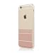 Produktbild Incipio [Design Series] Wesley Stripes Schutzhülle für Apple iPhone 6 / 6S in rose gold [Auffällige Metallfolie | Robuste Hartschale | Transparent] - IPH-1400-RGD