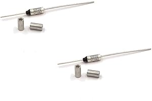 SPC-BOUTIQUE Fusible thermique 216 °C - 15A/250VAC (2 Lots/Fusible + 2 Bagues)