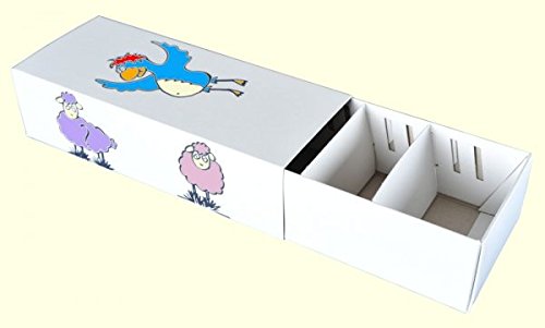 TimeTEX Karteikasten für A8-Karten - lose - einzeln - unbedruckt - Format: 22 cm x 9 cm x 6 cm - 93426
