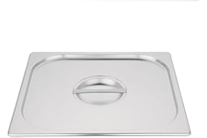 Vogue Stainless Steel 2/3 Gastronorm Lid - Cover Lid for Containers K970