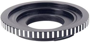 Leinox AD-65 Adaptor Ring for C-Mount Lenses on Micro Four-Thirds Body Black