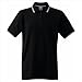 Produktbild Fruit of the Loom - Kontrast Poloshirt 'Tipped Polo' - Modell 2013 / Black/White, 3XL 3XL,Black/White