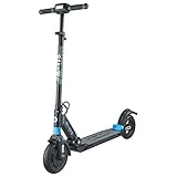 Micro Mobility - Trottinette Électrique Merlin - Routière avec Double Suspension - Pliable transportable en Mode Trolley - Ecran LED - Roues Anti-crevaison - 25 km/h et 25 km d'autonomie.
