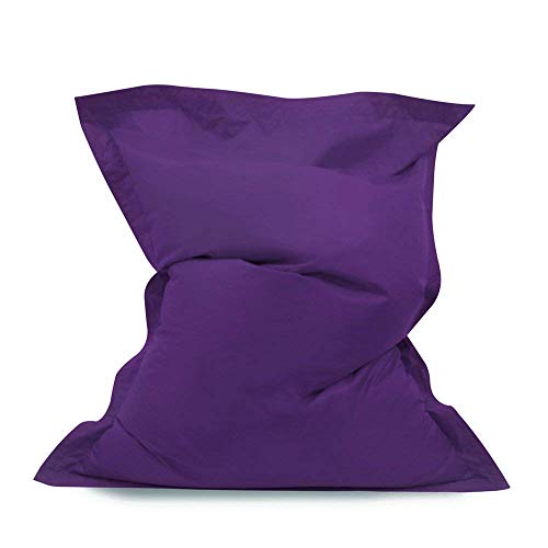 Bean Bag Bazaar - Puf Gigante (Tejido Resistente al Agua, se Limpia con un paño, para Interiores y Exteriores, Poliuretano)