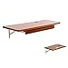 Produktbild Tische Yuan Holz an der Wand befestigte Tischrechner-Tabelle mit Aluminiumklammer-Küchen-Speisetisch /& (Farbe : Red, größe : 120 * 40cm)