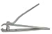 Kohm Toenail Clipper for Thick Nails - 4mm Wide Jaw Opening, Curved Blades, Stainless Steel