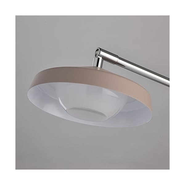 MW-Light 636031901 Modern Desk Lamp Matt Beige Grey Metal Colour LED Adjustable Height and Light Direction in Urban… - Image 6