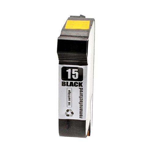 Logic-Seek Tintenpatrone kompatibel zu HP 15 C6615D - Schwarz 42ml