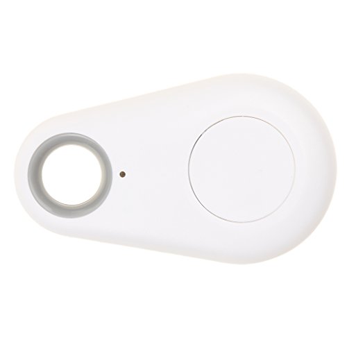 Dolity Localizzatore Intelligente Bluetooth GPS Antifurto Tracker Indicatore Di Posizionamento Chiave Tag - Bianco