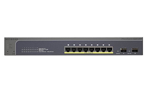 NETGEAR GS510TP-100EUS ProSAFE 8 Port 10/100/1000 PoE Smart Managed Switch mit 2 Gigabit SFP Ports - 2