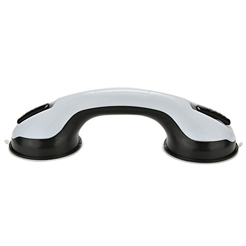 Haltegriff mit Saugnäpfen,, tragbar Unterstützung Grip Haltegriff, Sicherer Starke Sucker Helping Griff Hand Grip Handlauf für Kinder Alte Menschen halten Balance Schlafzimmer Badezimmer Zubehör – Schwarz - 7