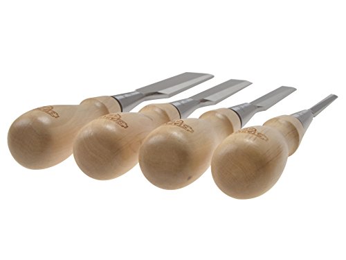 Stanley Sweet Heart Stechbeitel, Set 4-teilig, 6/12/18/25 mm, Karbon-Stahl, schlagfestes Heft, 1-16-791 - 3